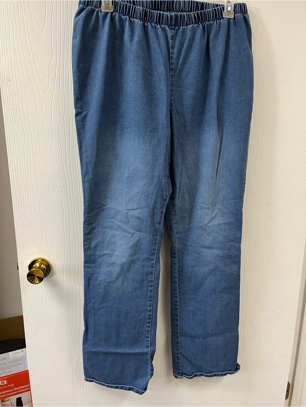 Elastic Waist Women’s Blue Jeans size 22 Tall